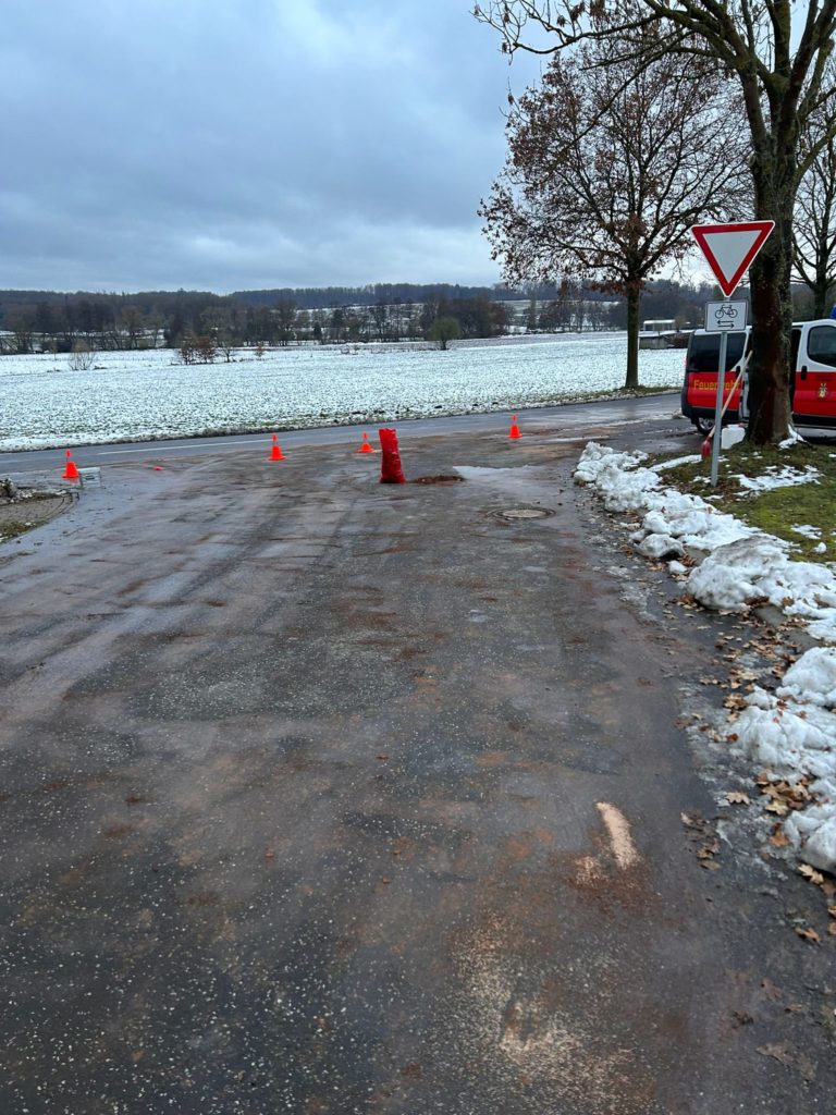 Einsatz: Ölspur