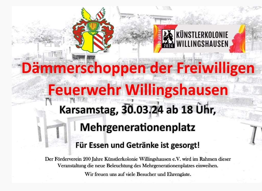 Karsamstag Dämmerschoppen